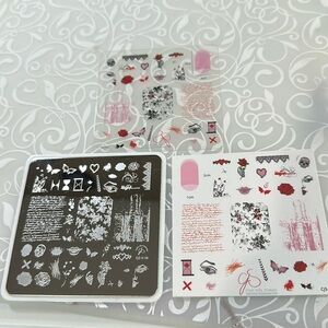 Clear Jelly Stamper Valentines Day Plate - CJS-V-36